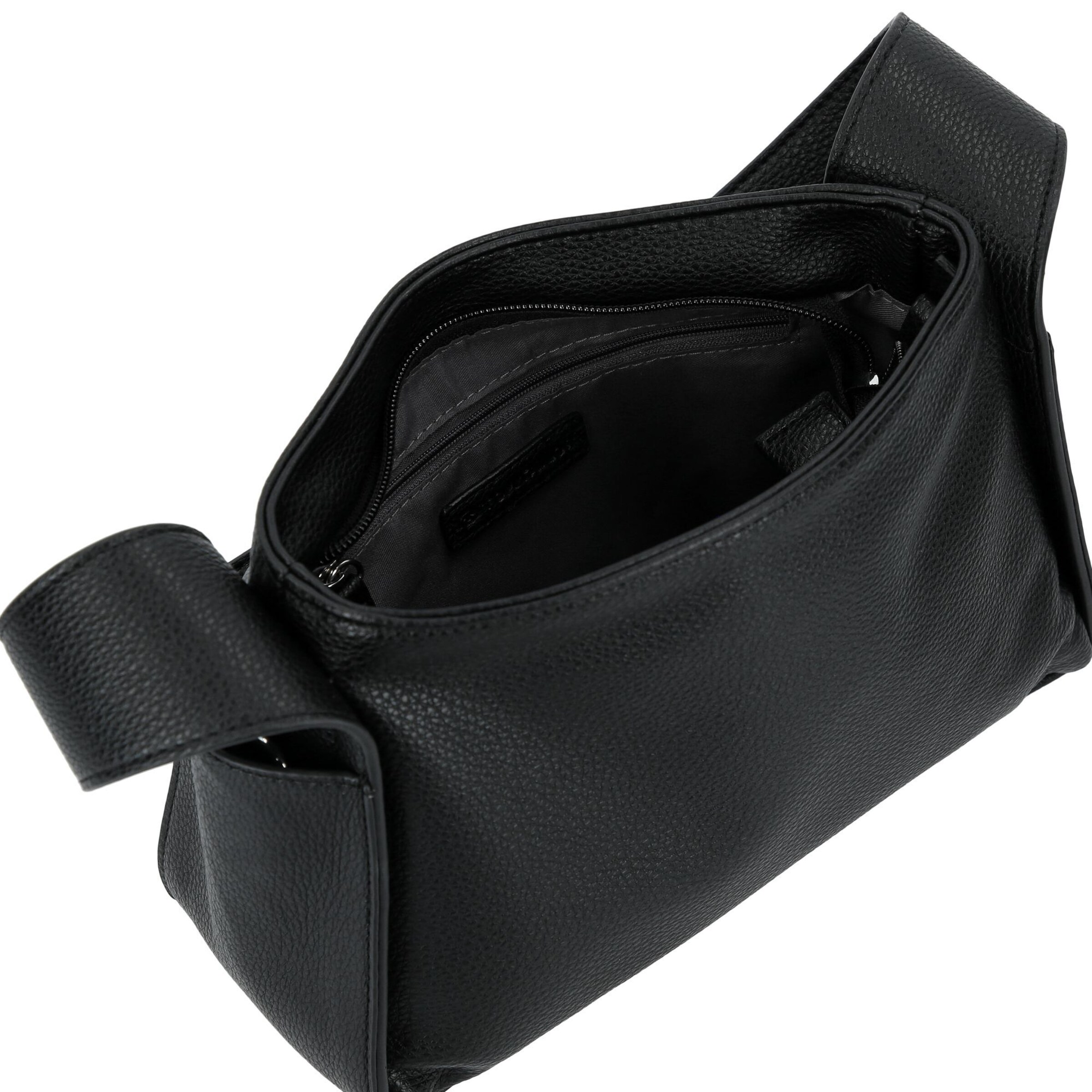 TOM TAILOR Shoulder Bag 'Rowan' in Black