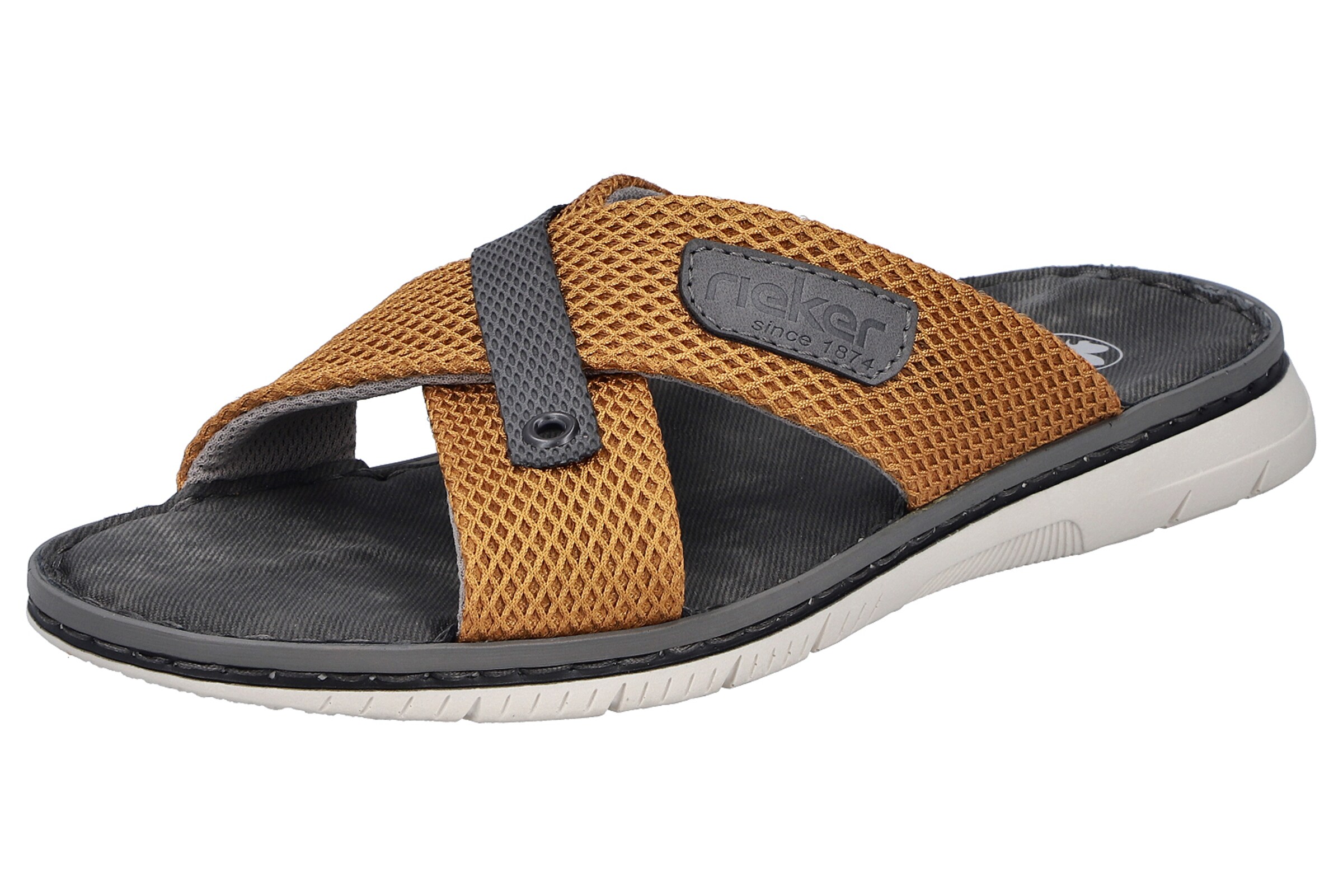 Rieker Mules '21340' in Brown: front