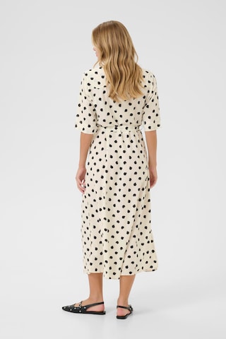 Robe-chemise 'Tiah' Cream en beige