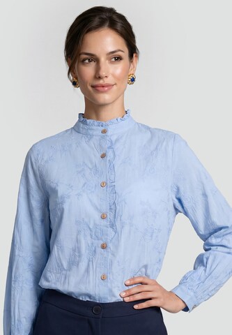 Usha - Blusa en azul