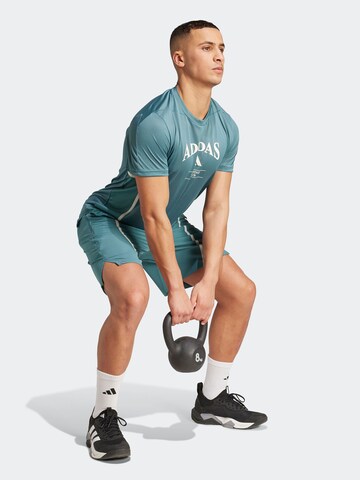 Regular Pantalon de sport 'Designed For Training Legacy' ADIDAS PERFORMANCE en vert : devant