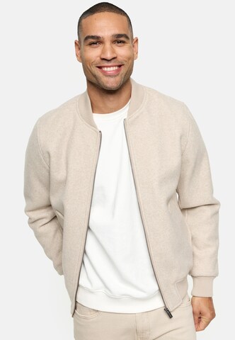 INDICODE JEANS Between-Season Jacket 'ltonius' in Beige: front