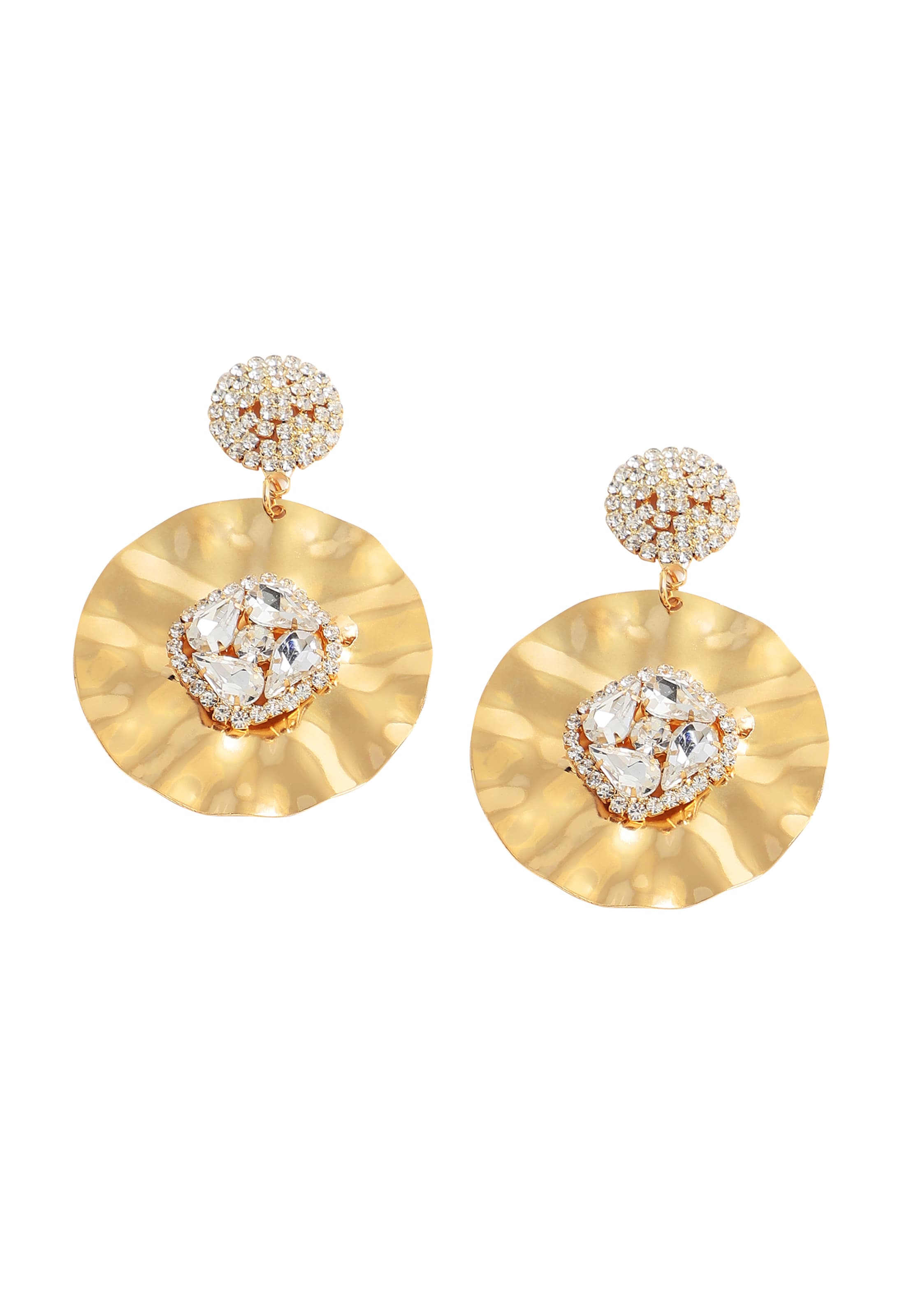 SOHI Øreringe ' Joy ' i guld: forside