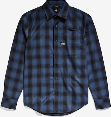 G-Star RAW Slim fit Button Up Shirt in Blue: front