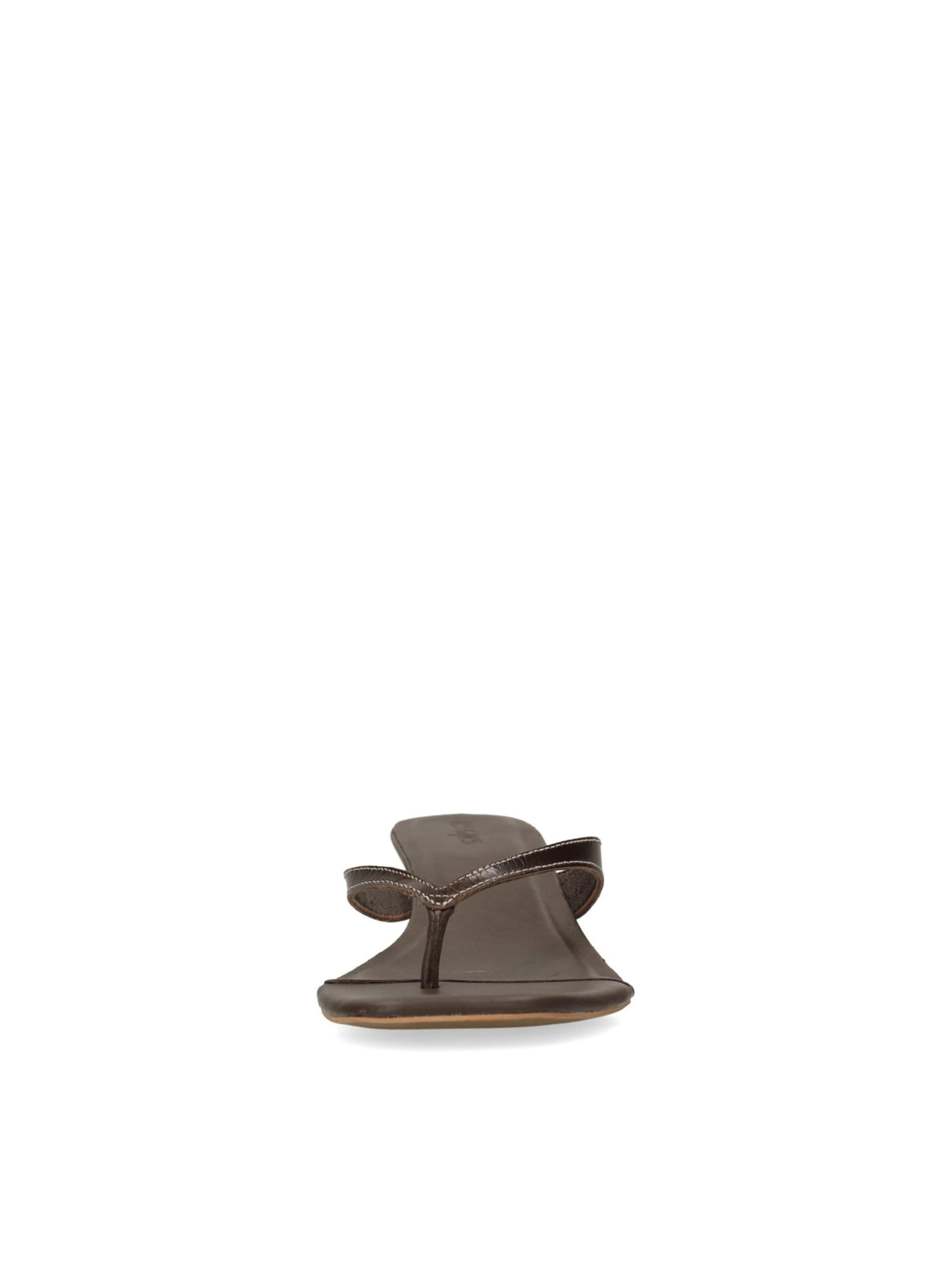 Tongs SACHA en marron