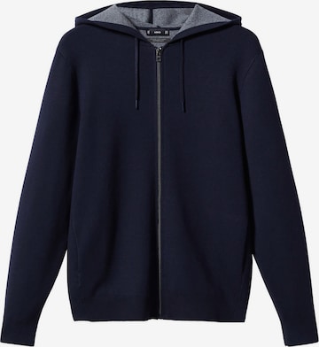 MANGO MAN Sweatjacke in Blau: predná strana