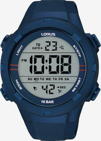 LORUS Digitaluhr in Blau: Vorderseite