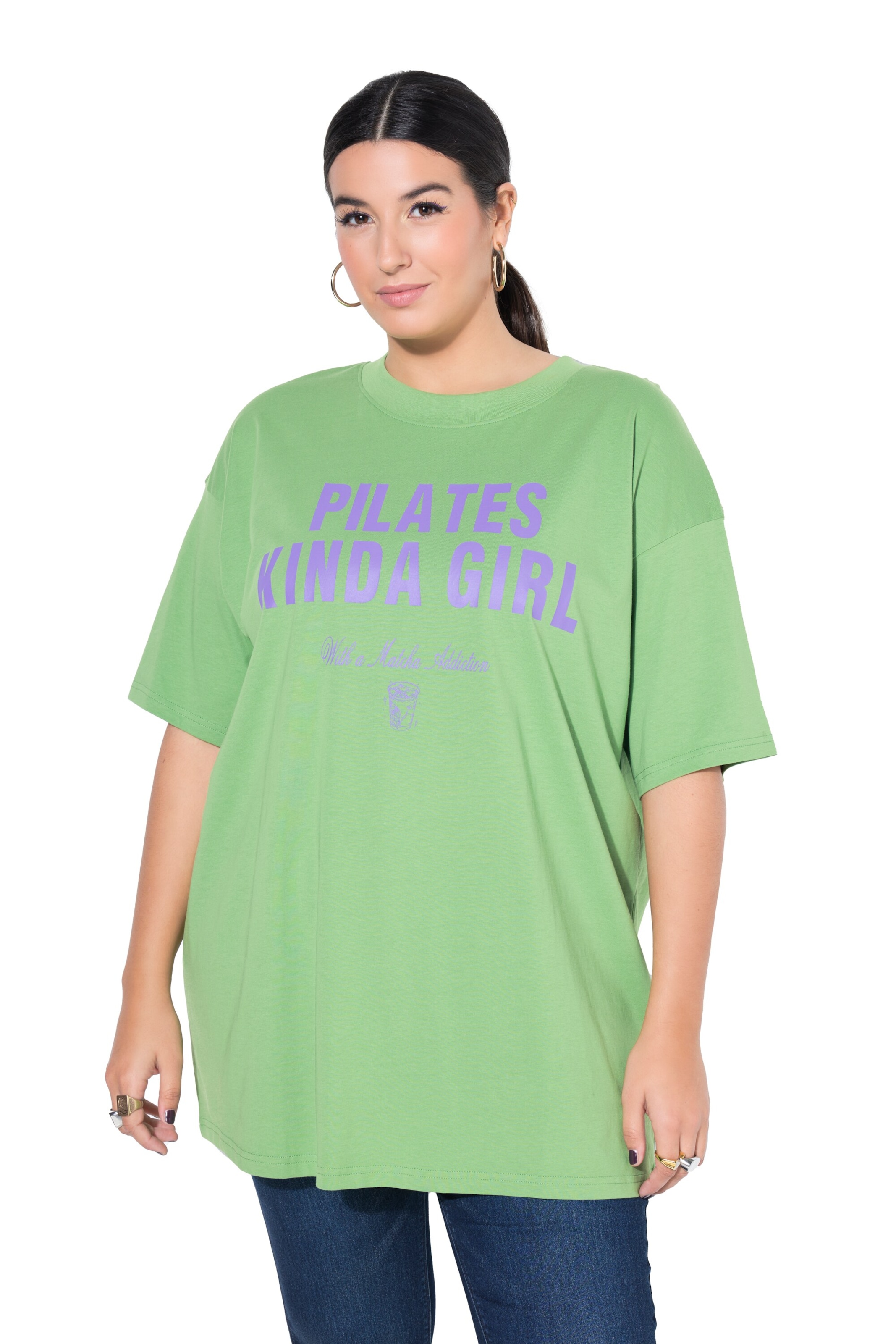 Studio Untold Oversized Shirt in Green: front
