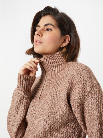 VERO MODA Sweater 'Jadette' in Brown