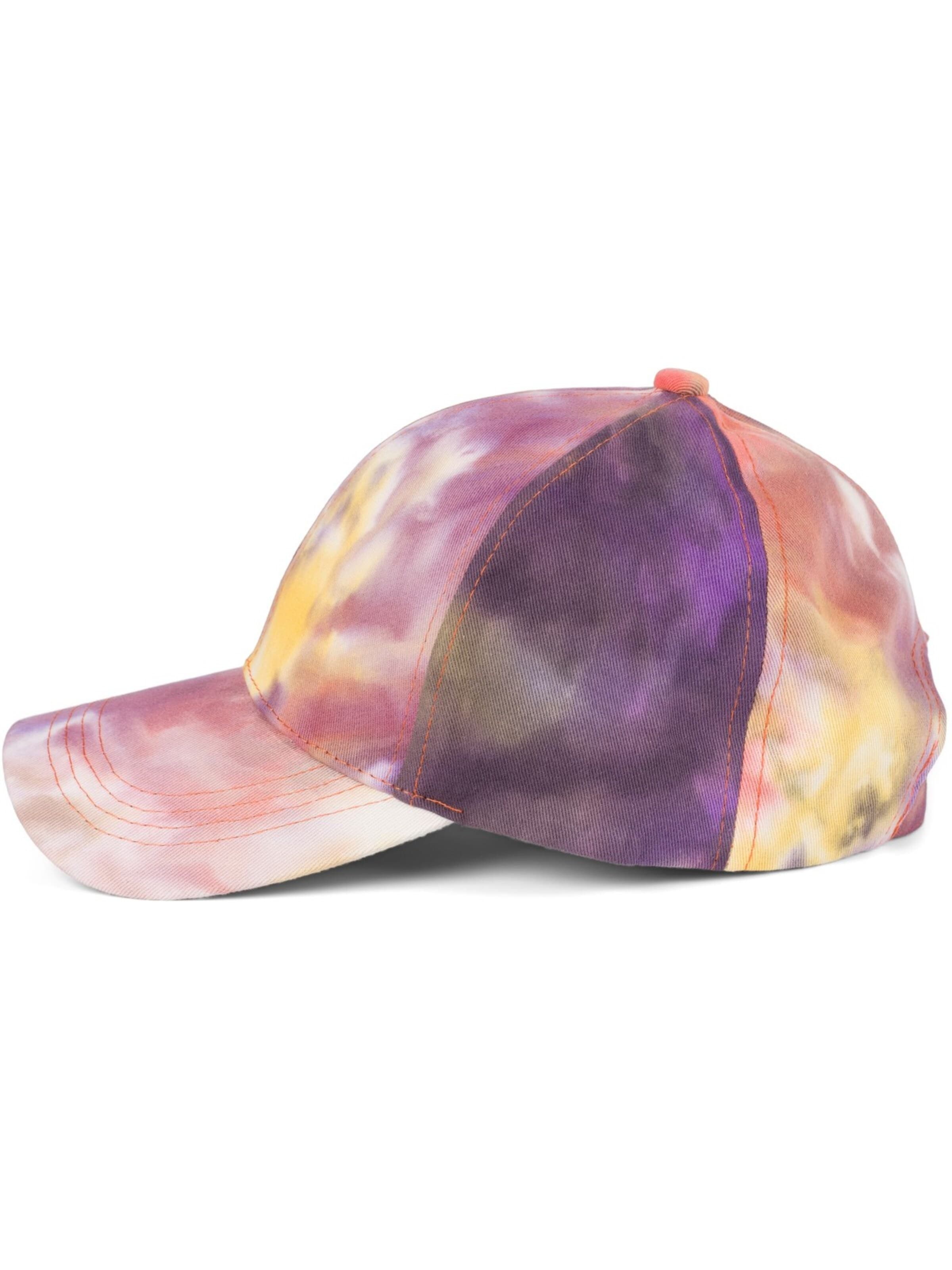 styleBREAKER Cap 'Baseballcap mit Batik Muster' in Purple