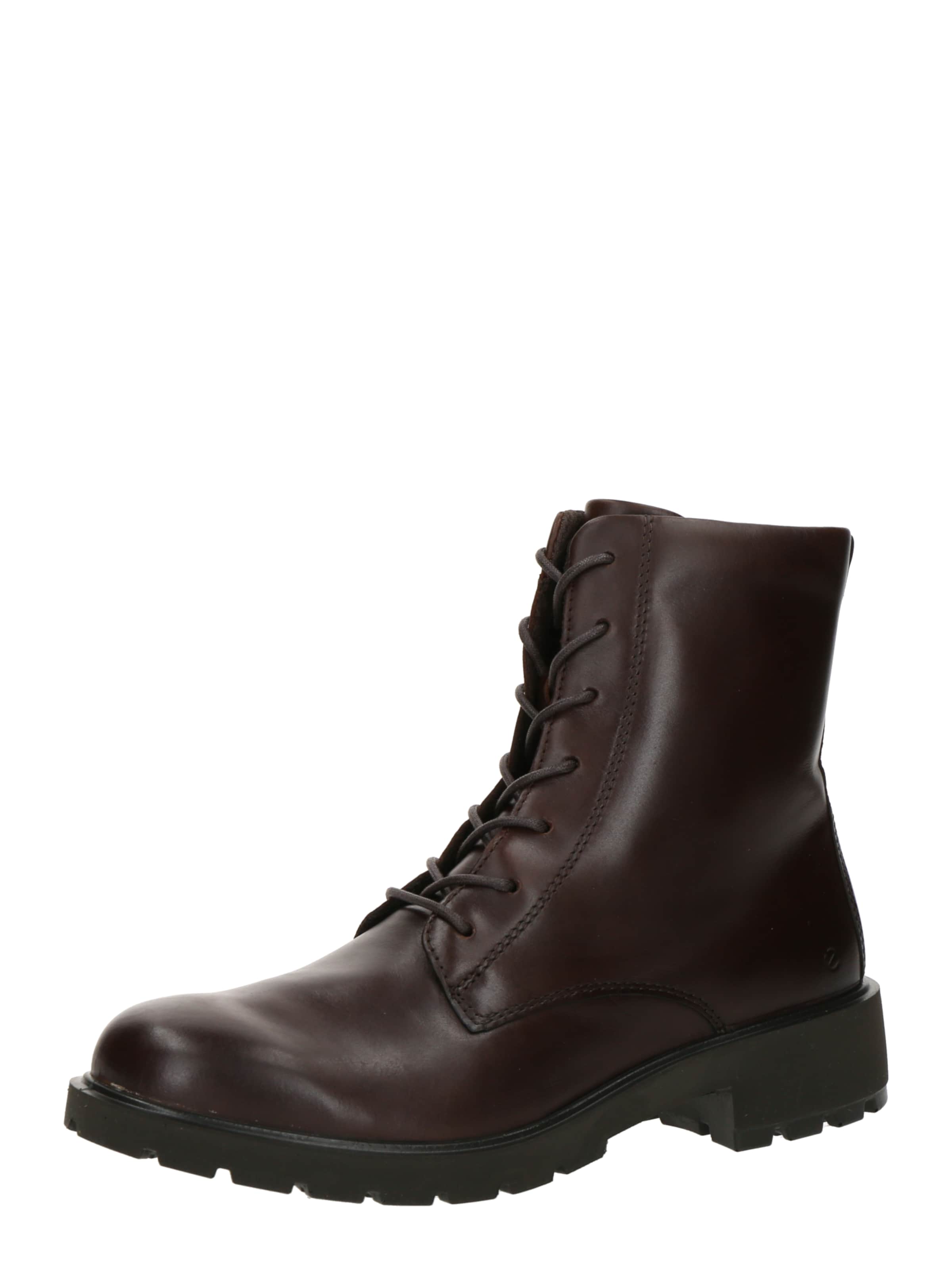 ECCO - Botines con cordones 'Vienna' en marrón: frente