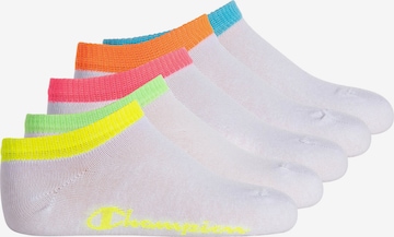 Champion Authentic Athletic Apparel Socks in White: front