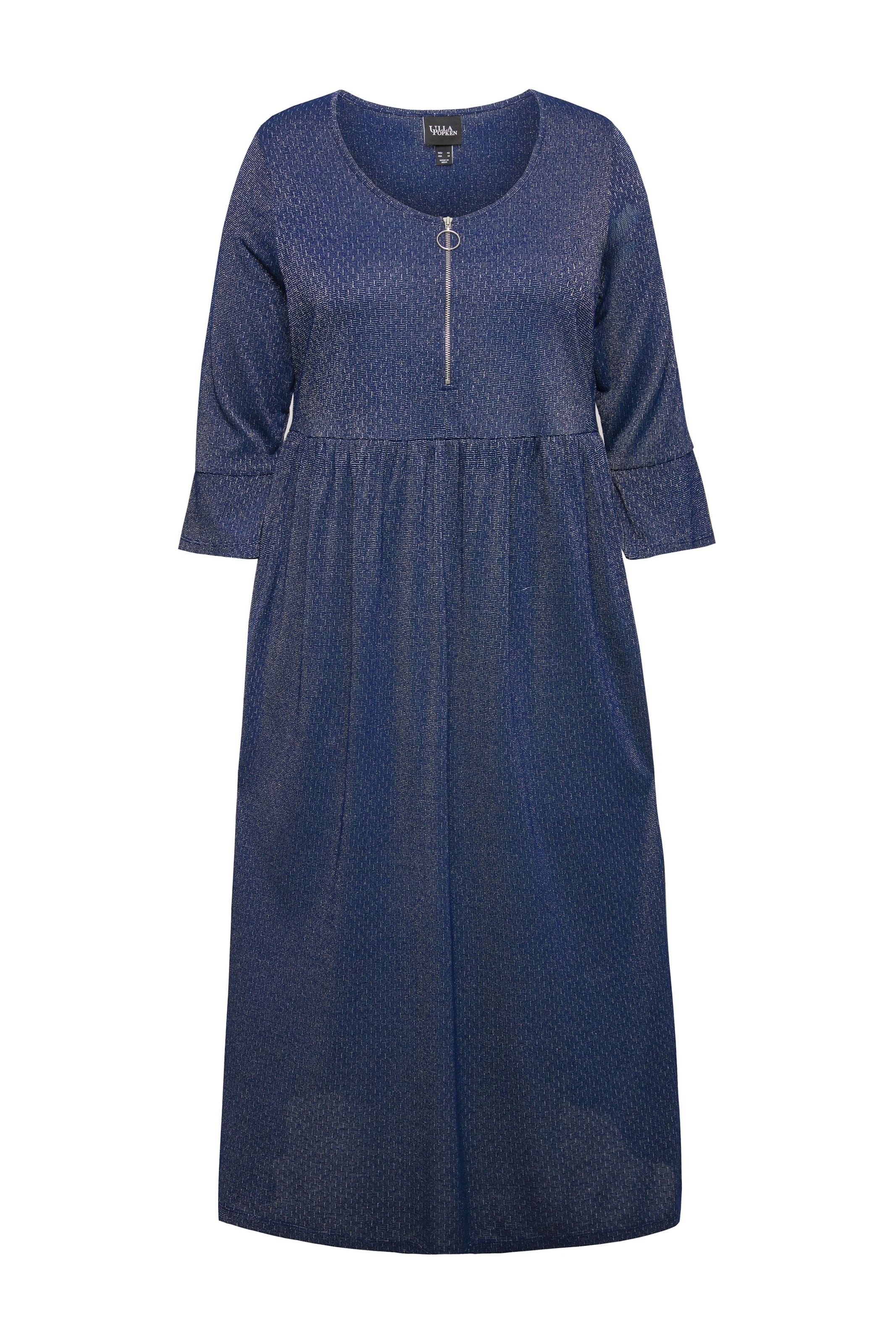 Robe Ulla Popken en bleu : devant