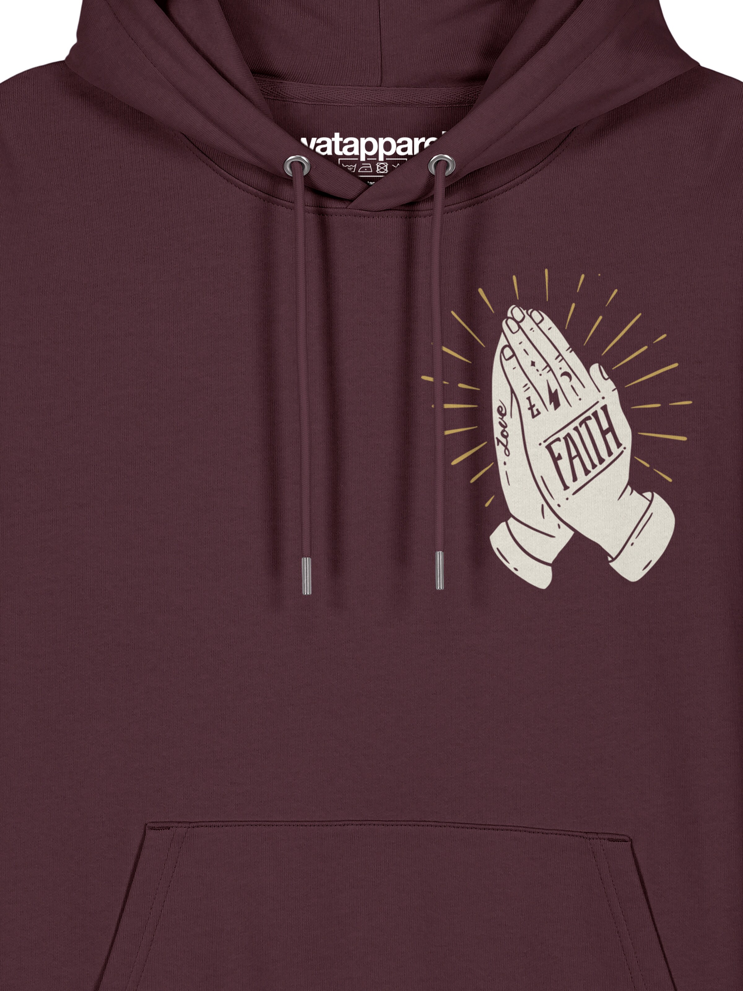 Sweat-shirt 'Faith' Watapparel en rouge