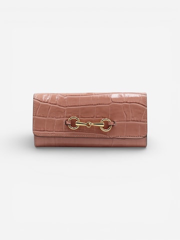 Cheval Firenze Wallet 'GRANT CROC' in Pink: front