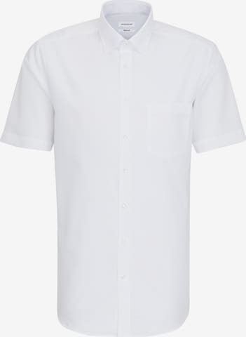 SEIDENSTICKER Regular fit Button Up Shirt 'Modern' in White: front