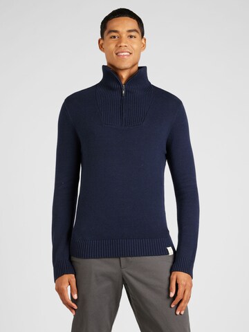 MUSTANG Sweater 'Emil' in Blue: front