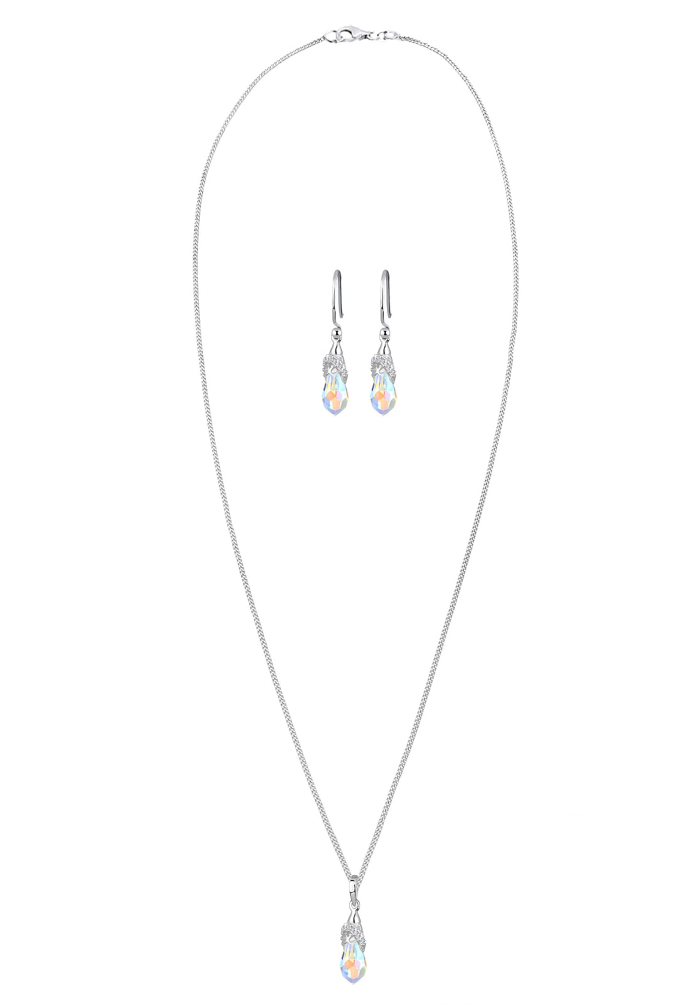 ELLI Sieraden set 'Tropfen' in Zilver