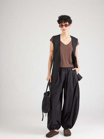 PIECES Shirt 'PCKAMALA' in Brown