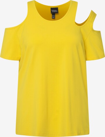 T-shirt Ulla Popken en jaune : devant