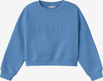 NAME IT Μπλούζα φούτερ 'KALISSE' σε μπλε: μπροστά