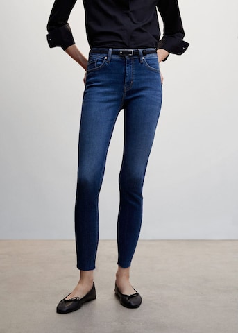 MANGO Skinny Jeans 'Isa' in Blauw