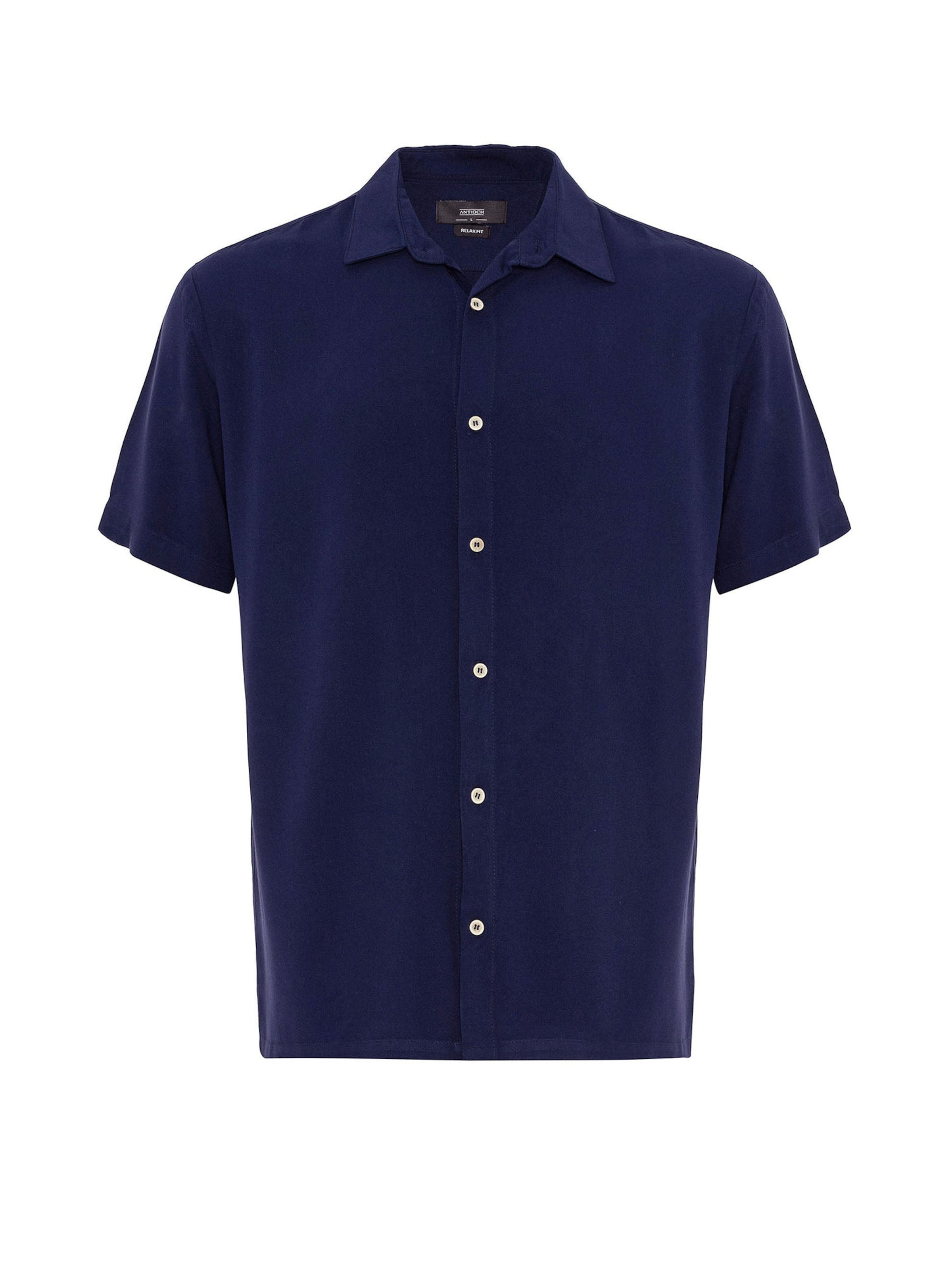 Antioch Regular Fit Skjorte 'Collar' i blå: forside