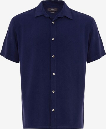 mėlyna Antioch Standartinis modelis Marškiniai 'Collar': priekis