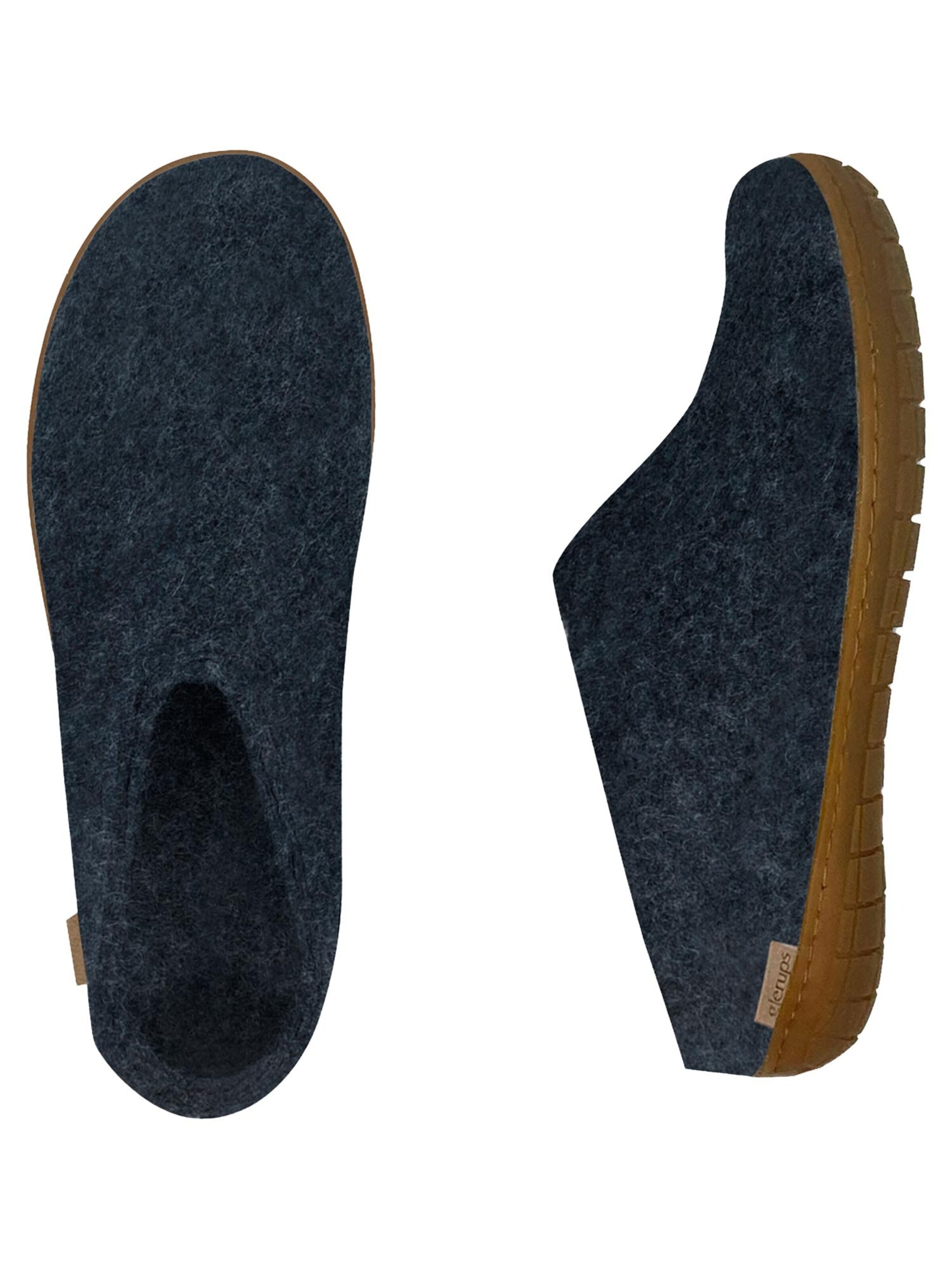 Glerups Slippers 'Honey' in Blue