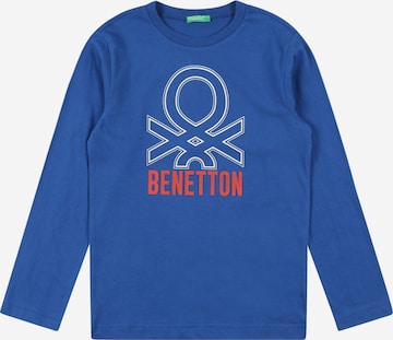 UNITED COLORS OF BENETTON Shirt in Blau: predná strana