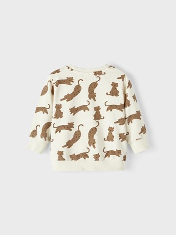 NAME IT Sweatshirt 'LEO' in Beige