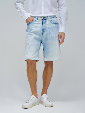 Salsa Jeans Zwemshorts in Blauw: voorkant