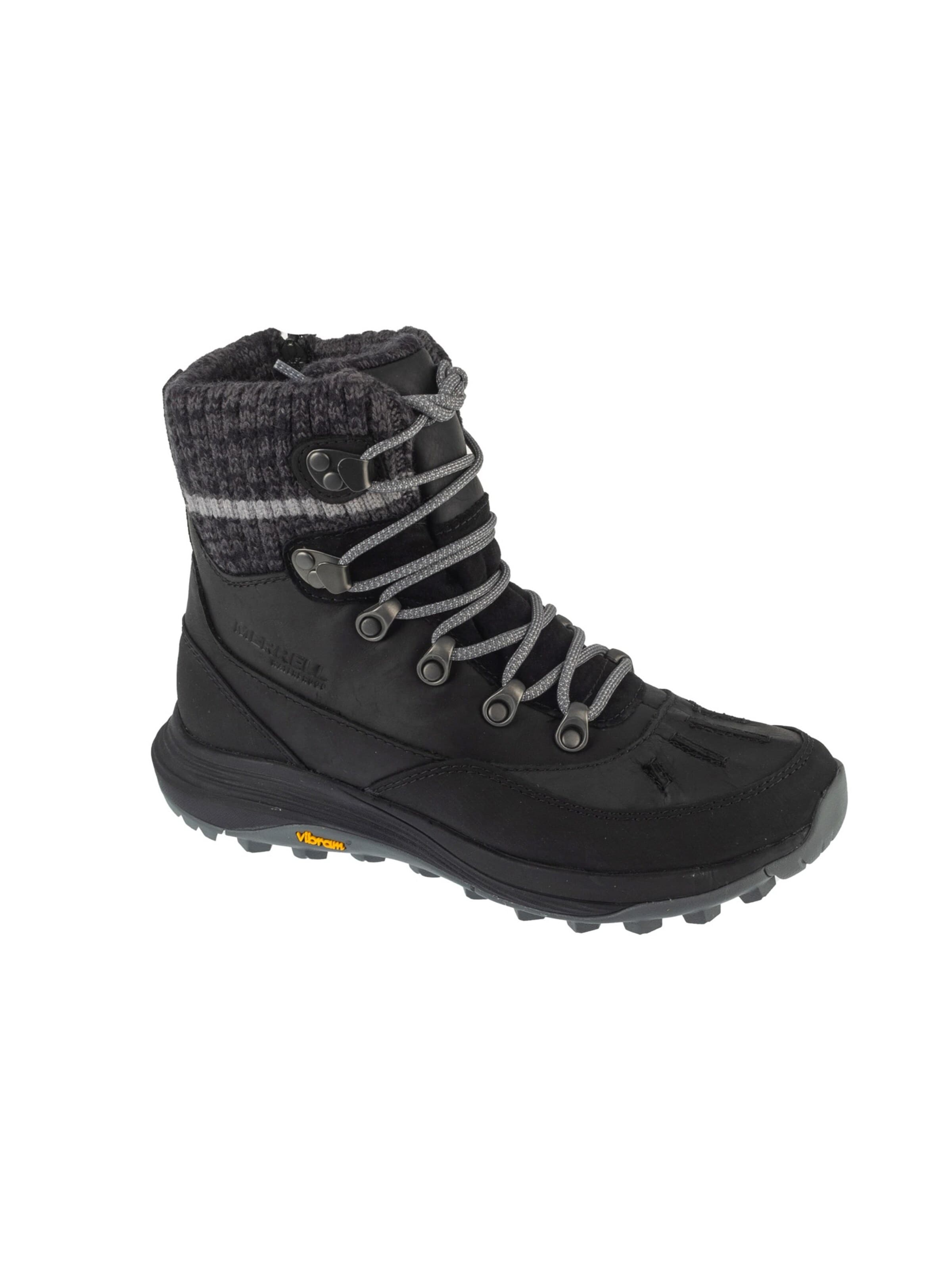 MERRELL Boots 'Merrell Siren 4 Thermo Mid Zip WP' in Zwart: voorkant