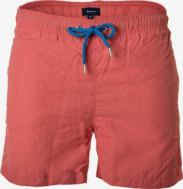 Shorts de bain GANT en orange : devant