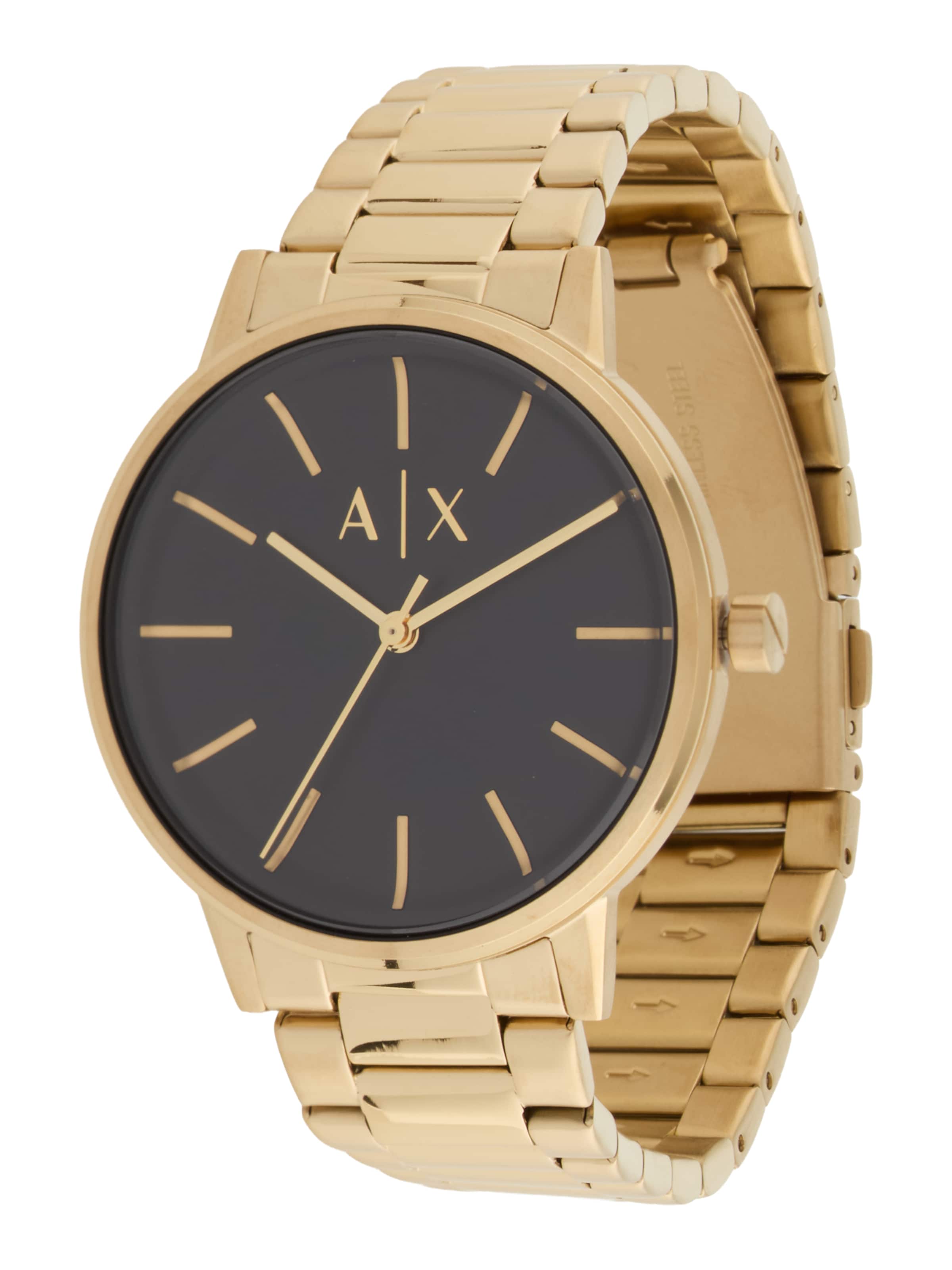 ARMANI EXCHANGE Analogais pulkstenis pieejams One Size, krāsa - Zelts / melns, Preces skats