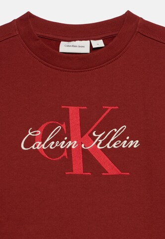 Bluză de molton de la Calvin Klein Jeans pe maro