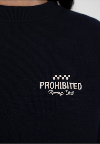 Sweat-shirt 'Vortex' Prohibited en bleu