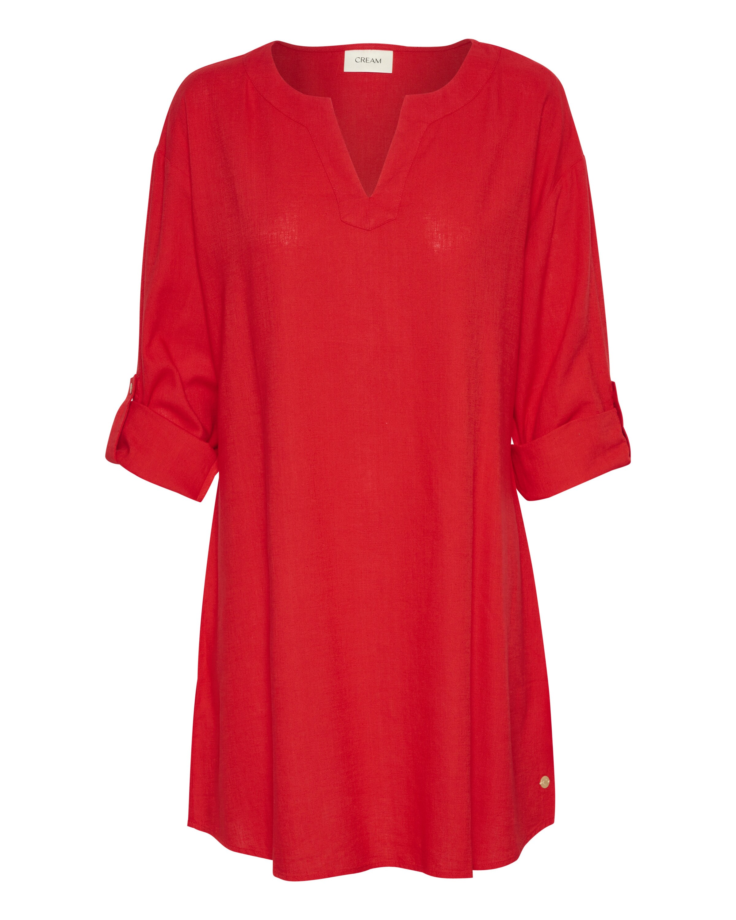 Cream Tunika 'Venta' i rød: forside