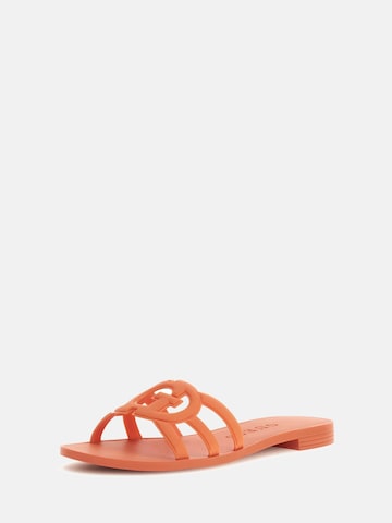 GUESS Mules 'Elyho' in Orange: front