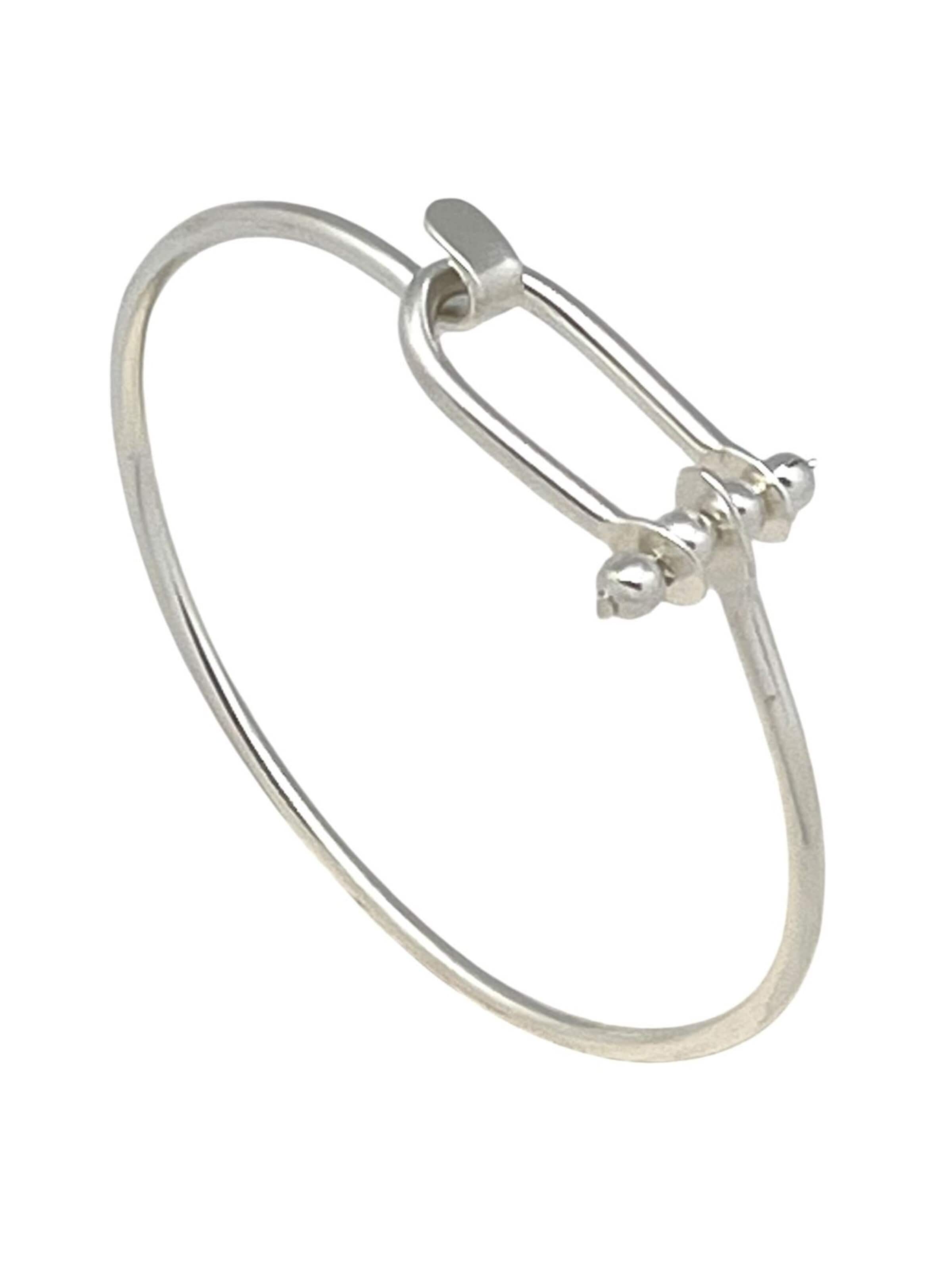 Gloria Mago - Pulsera en plata: frente