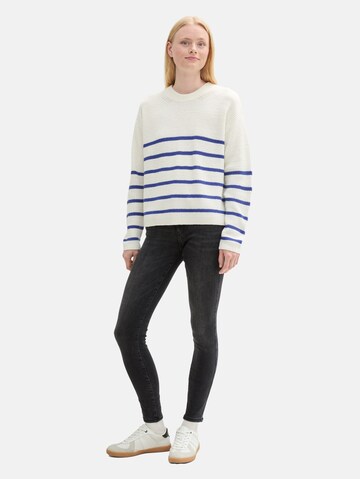 TOM TAILOR DENIM Skinny Jeans 'Nela ' in Zwart