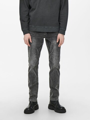 Only & Sons Regular Jeans in Grau