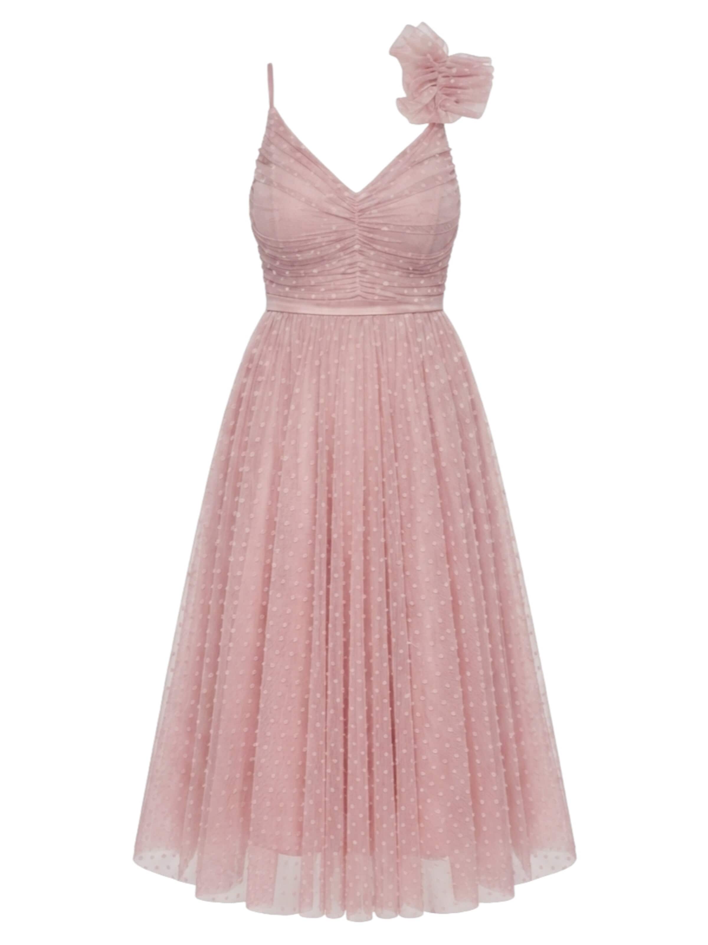 Ombre Kleid‌ in Pink: Vorderseite