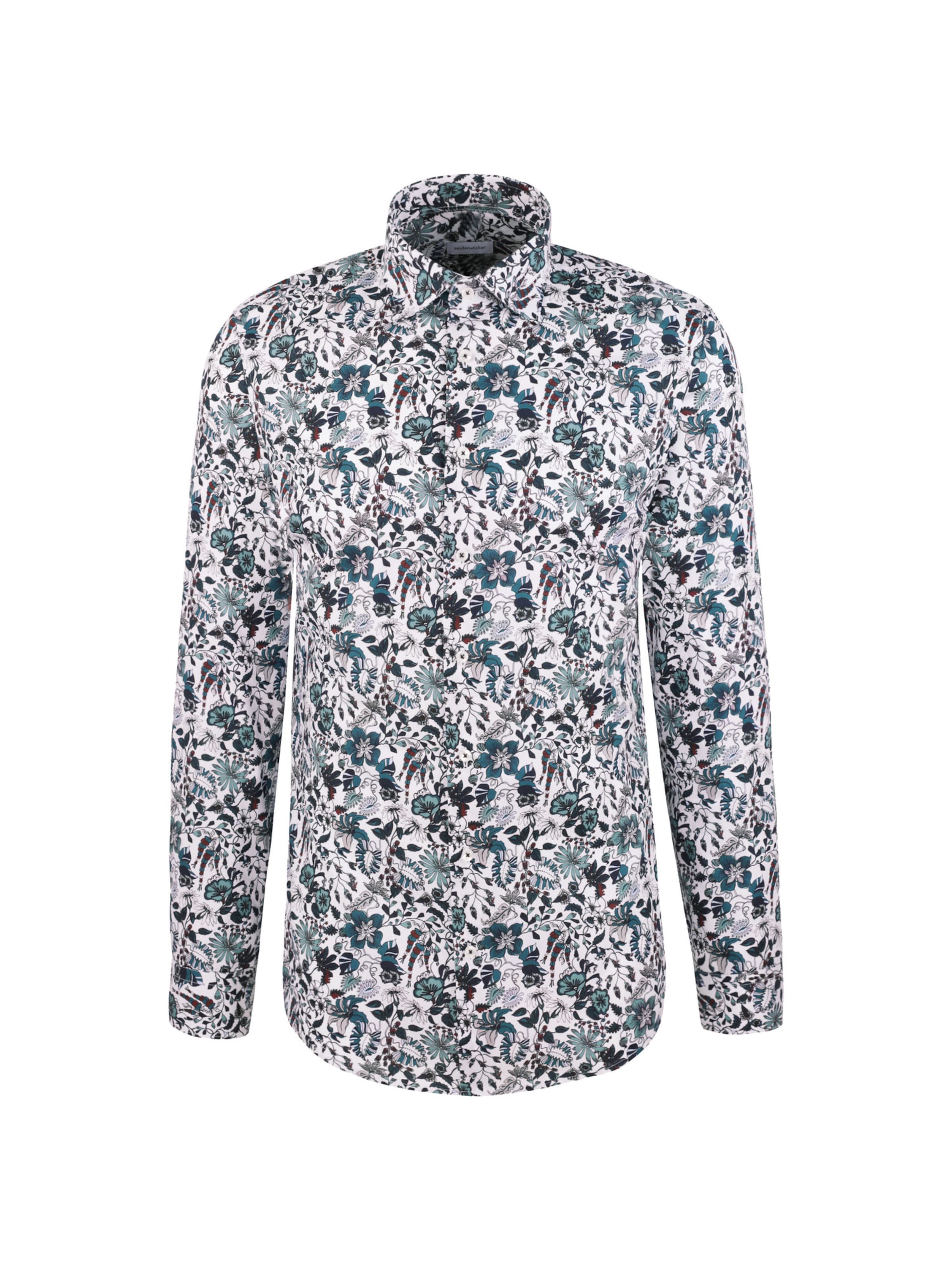 Regular fit Camicia business 'SMART ESSENTIALS' di SEIDENSTICKER in blu: frontale