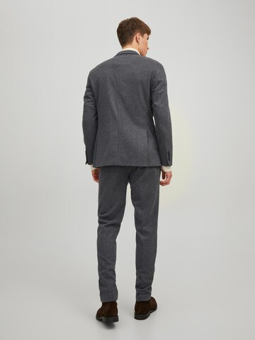 JACK & JONES Regular Trousers with creases 'Winter' in Grey