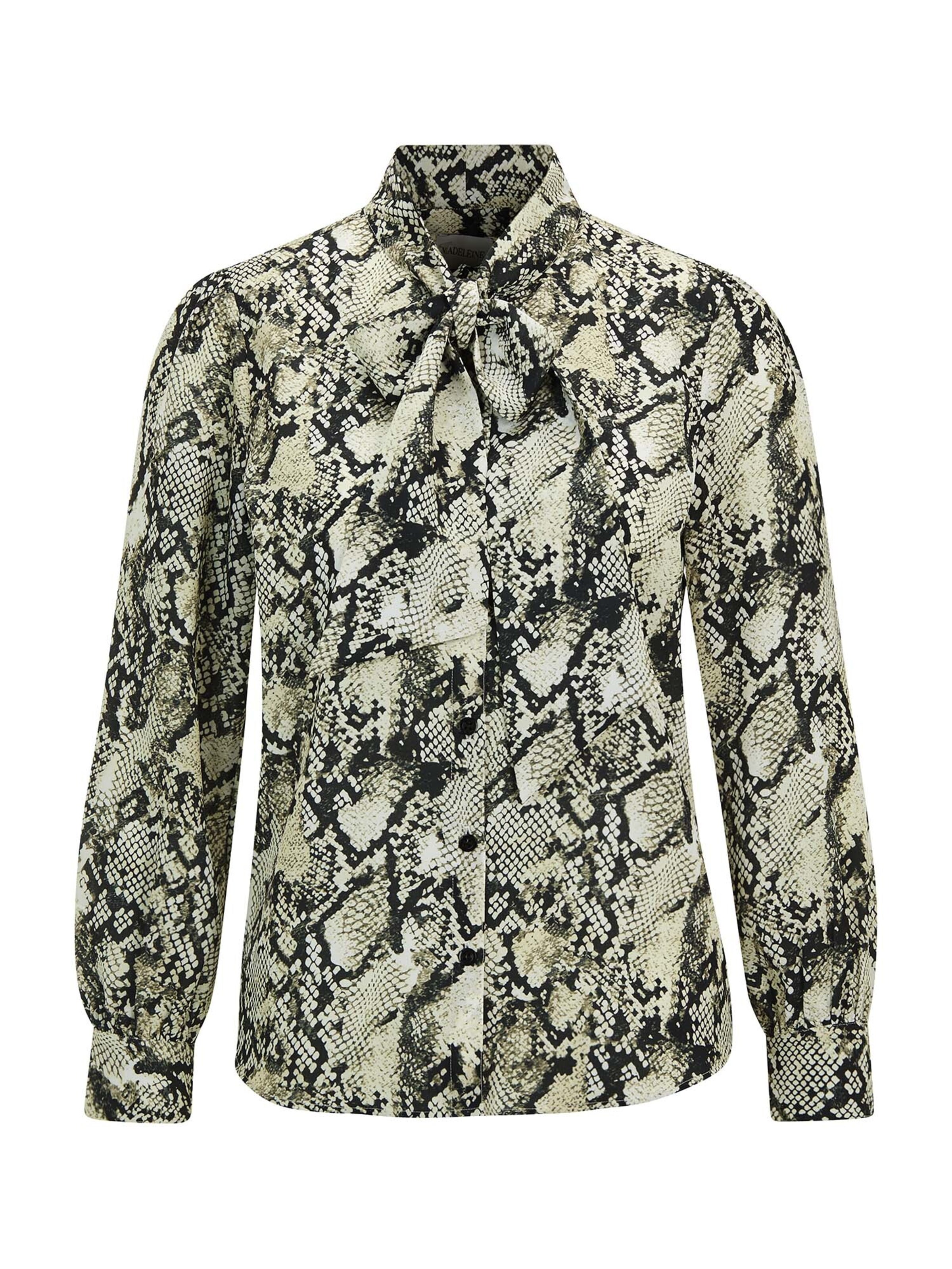 MADELEINE Blouse in Zwart: voorkant