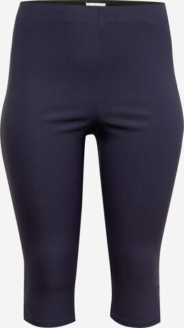 ONLY Carmakoma Skinny Broek 'Lila' in Blauw: voorkant