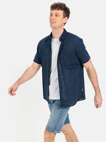 CAMEL ACTIVE Regular fit Button Up Shirt in Blue