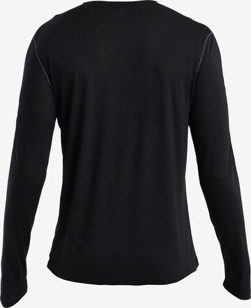 ICEBREAKER - Camiseta funcional 'ZoneKnit Energy Wind' en negro