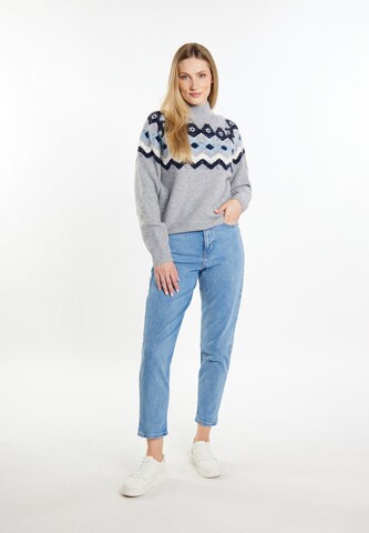 Pull-over 'Eissegler' DreiMaster Maritim en gris